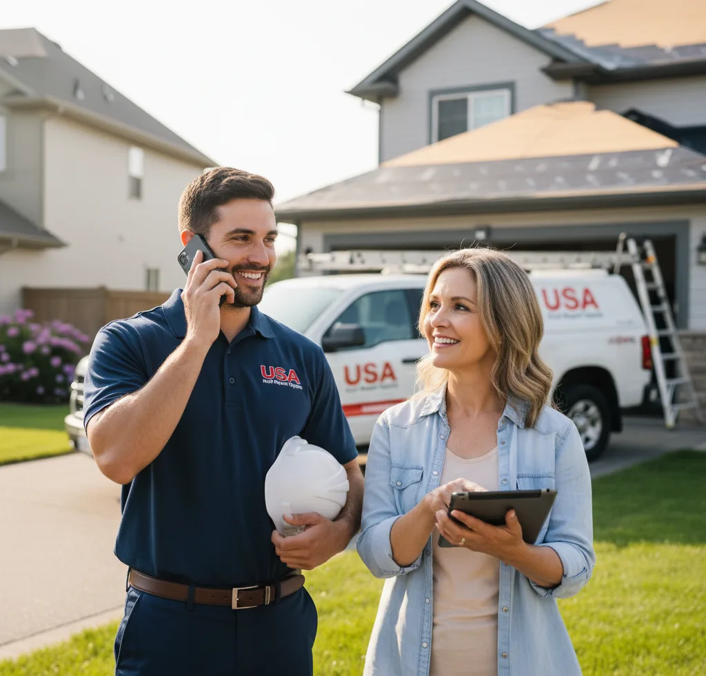 USA Roof Repair Experts customer support in Shell Rock